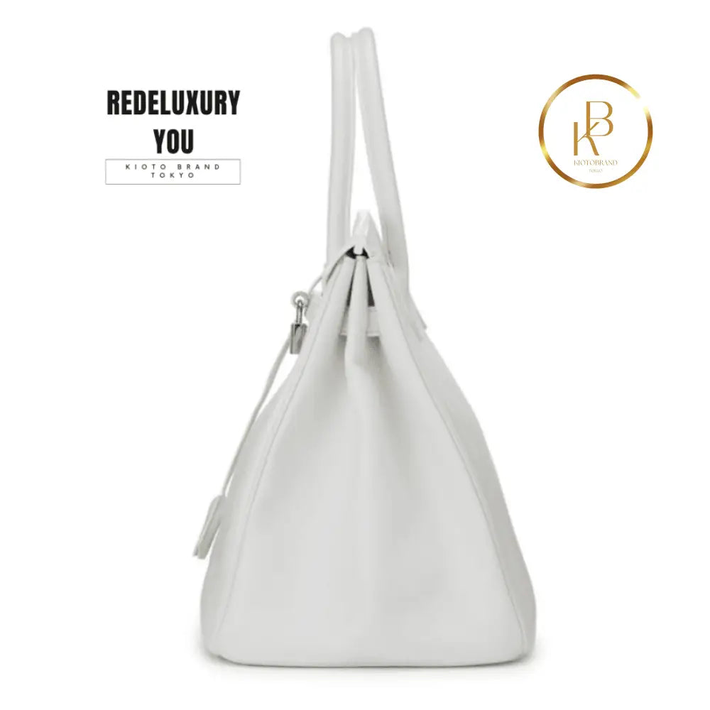 Birkin 35 White Epsom Leather
