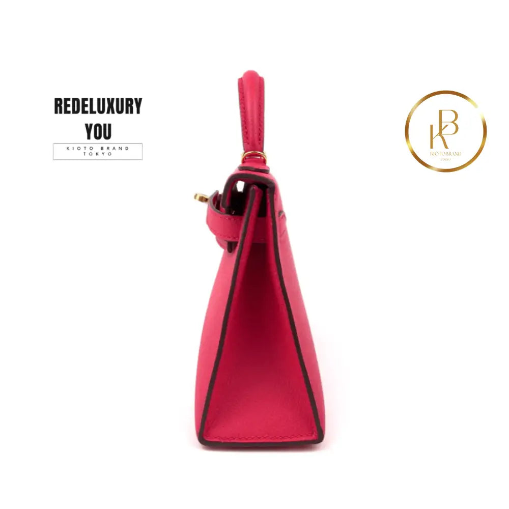 Kelly Mini 20 Rose Extreme Pink Epsom