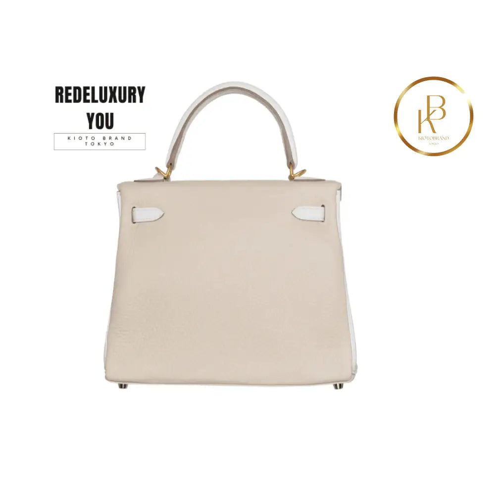 Kelly 25 Craie & White Clemence Special Order 2022