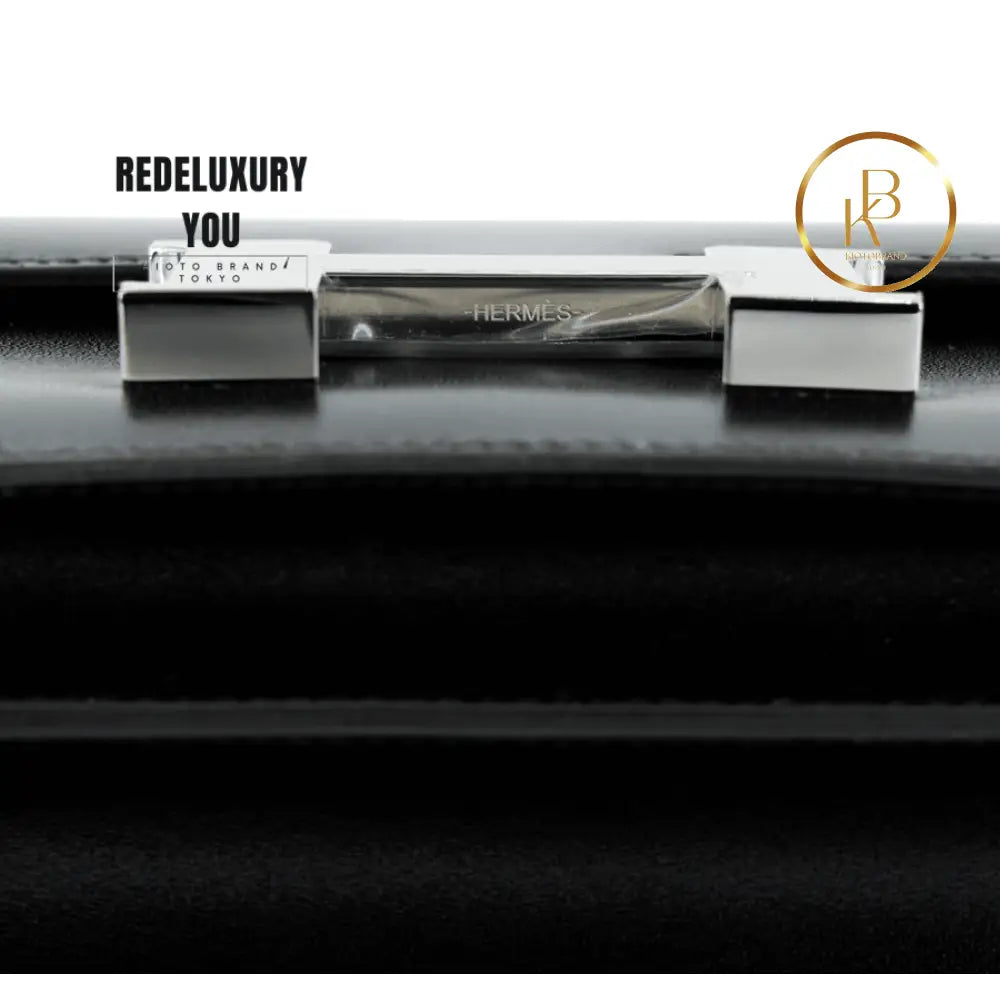 Constance Mini 18 Black Box Calfskin