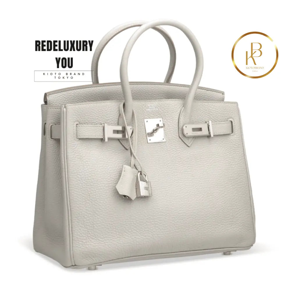 Birkin 30 Gris Perle Clemence