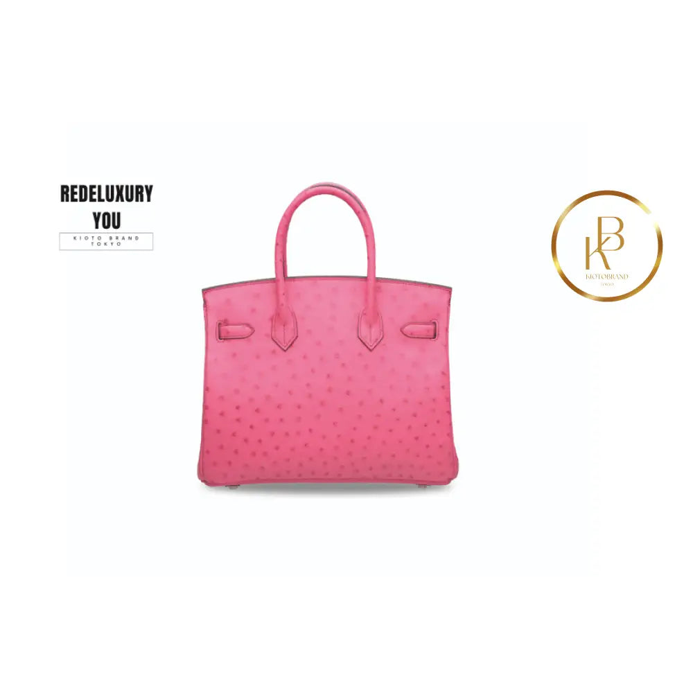 Birkin 30 Fuchsia Ostrich