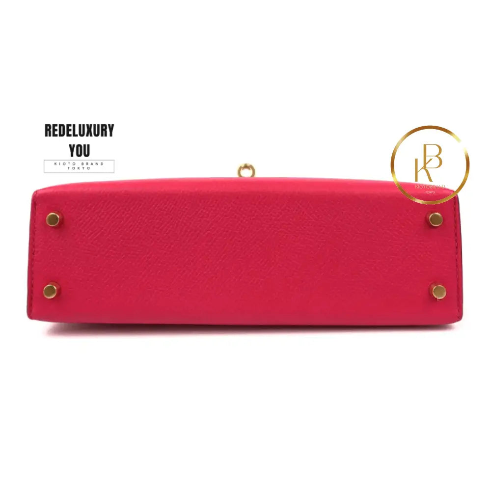 Kelly Mini 20 Rose Extreme Pink Epsom