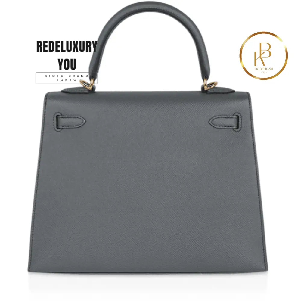 Kelly 25 Sellier Vert Amande