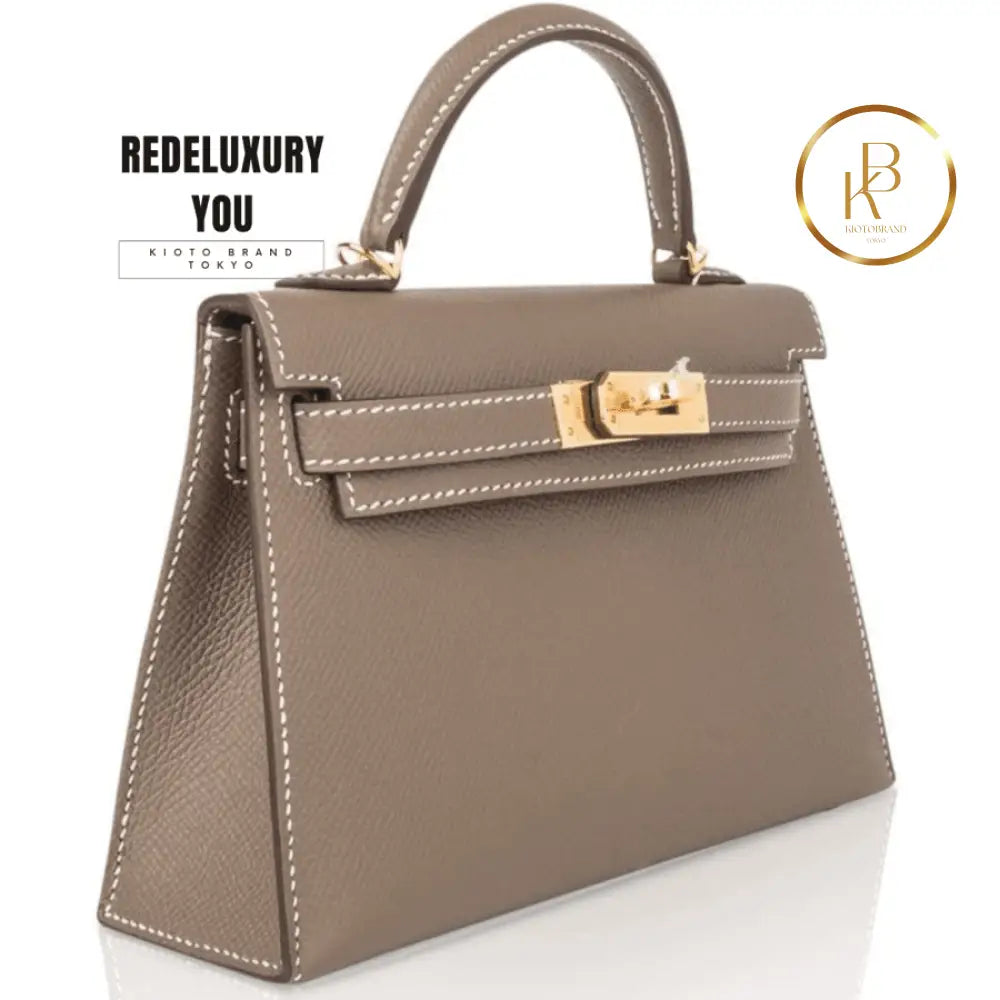 Kelly 20 Mini Sellier Etoupe Limited Edition