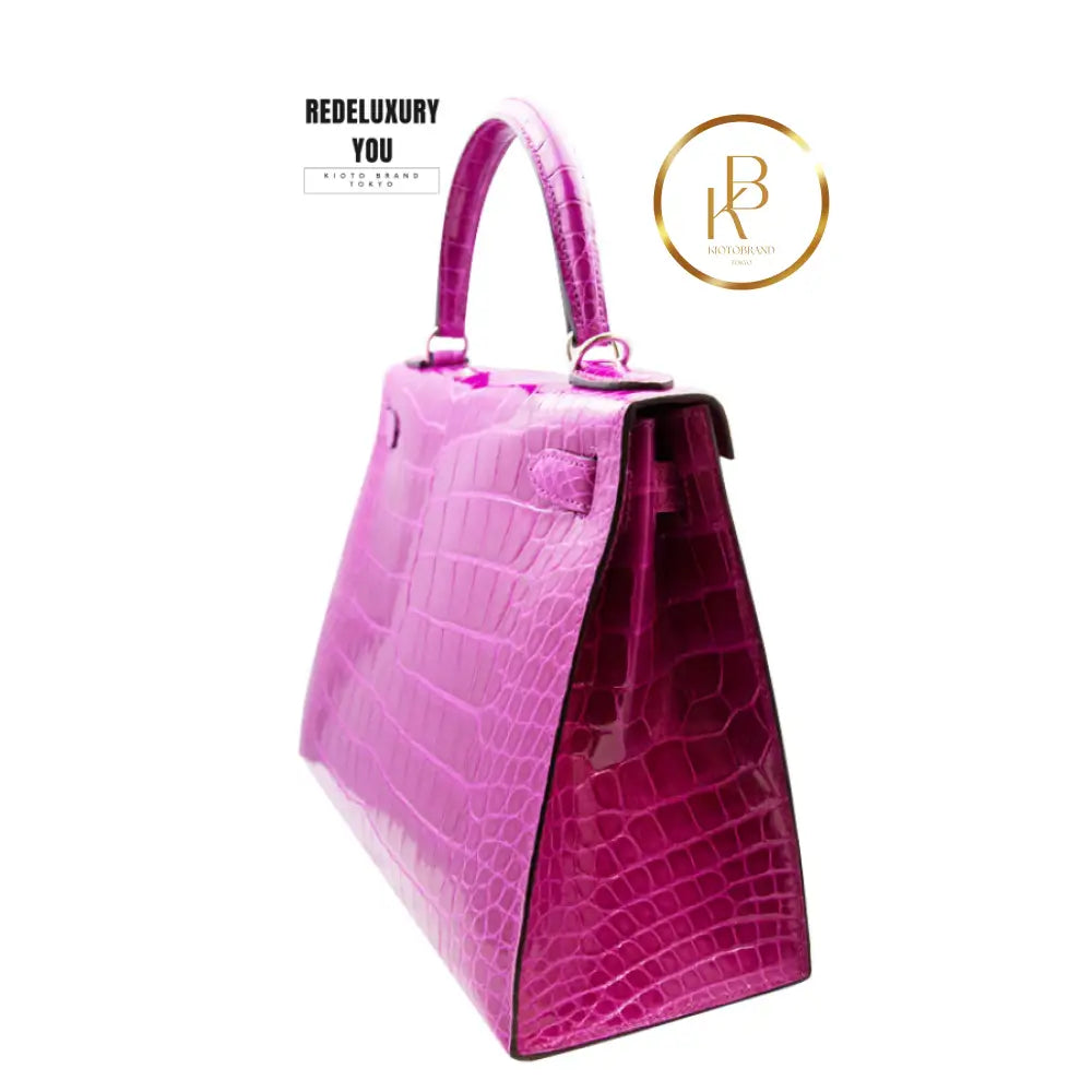 Kelly 28 Ii Sellier Rose Pourpre Pink Mississippiensis Alligator Phw