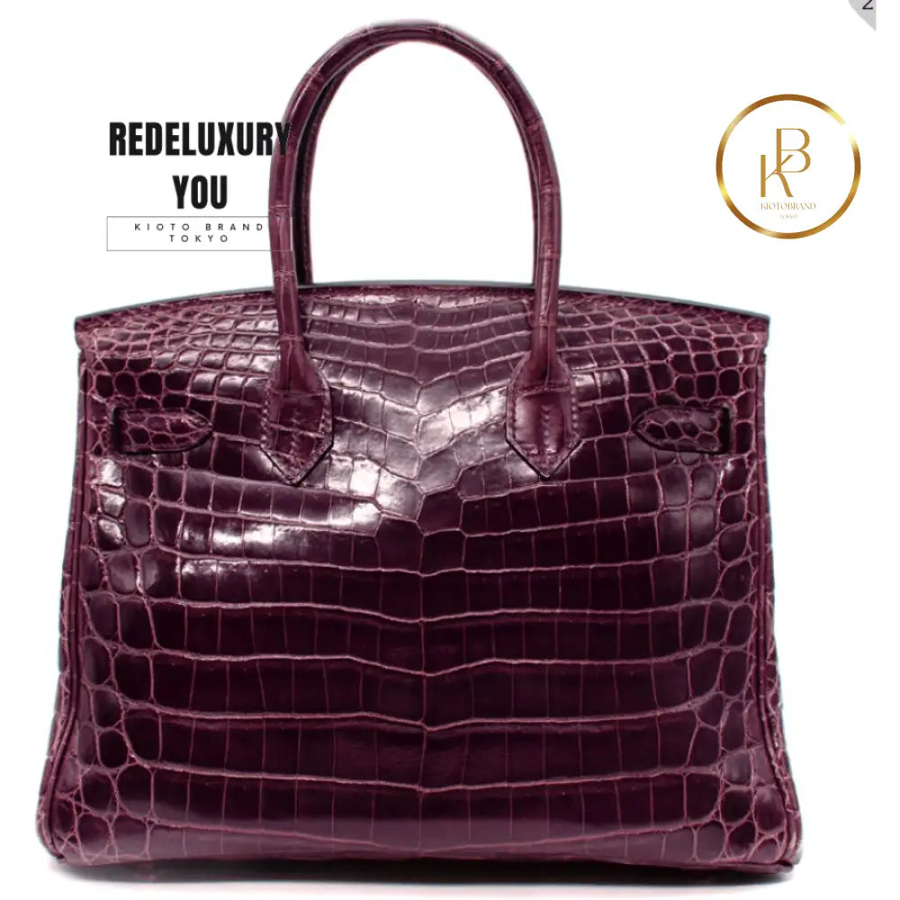 Birkin 30 Niloticus Crocodile