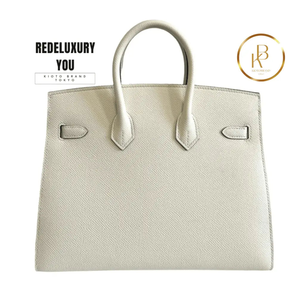 Birkin 25 Sellier Nata White Epsom