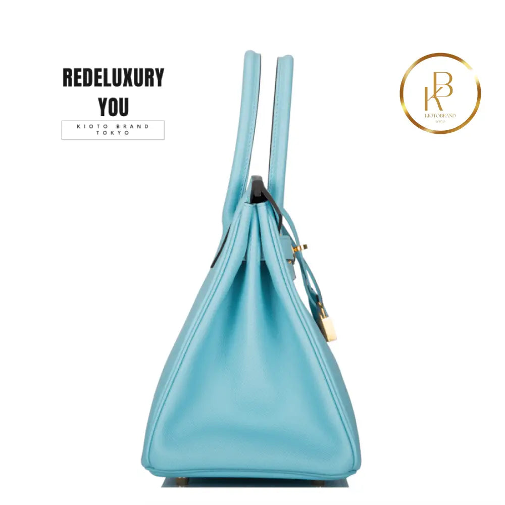 Birkin 30 Bleu Atoll Epsom