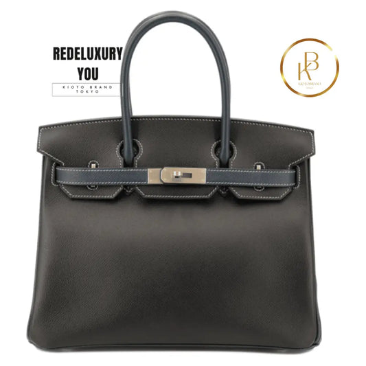 Birkin 30 Black Bleu Nuit (Special Order)