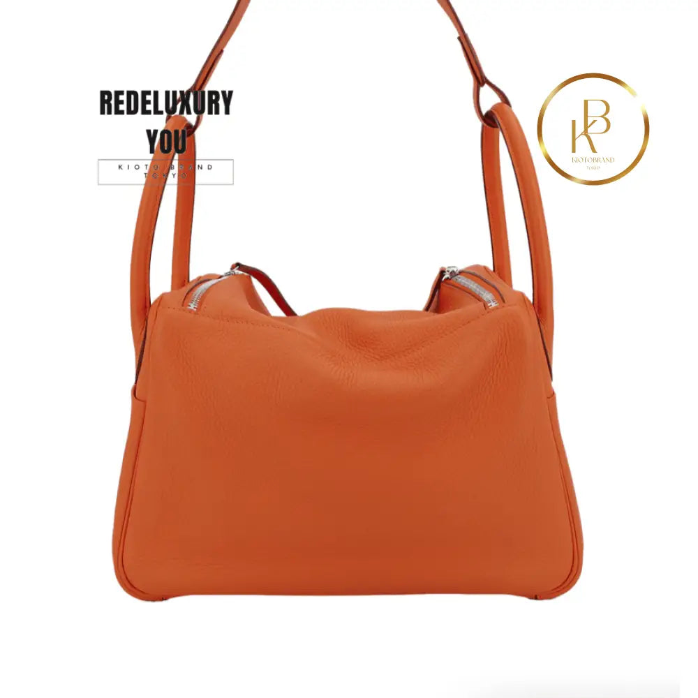 Hermes Lindy 30 Orange Clemence