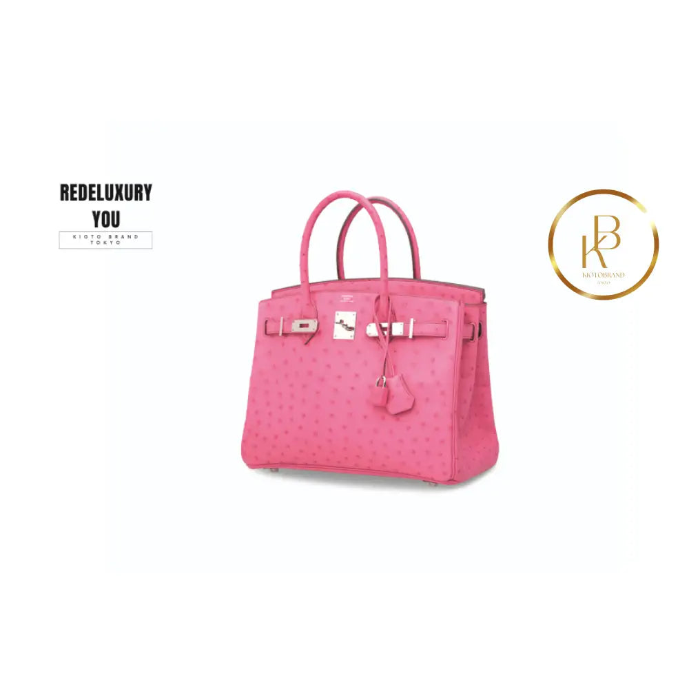 Birkin 30 Fuchsia Ostrich