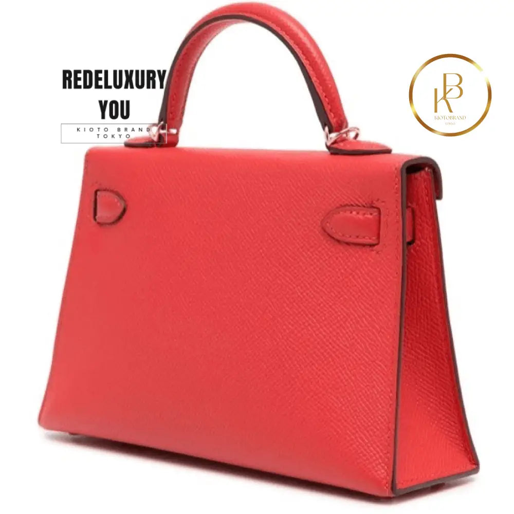 Kelly 20 Mini Red Calf