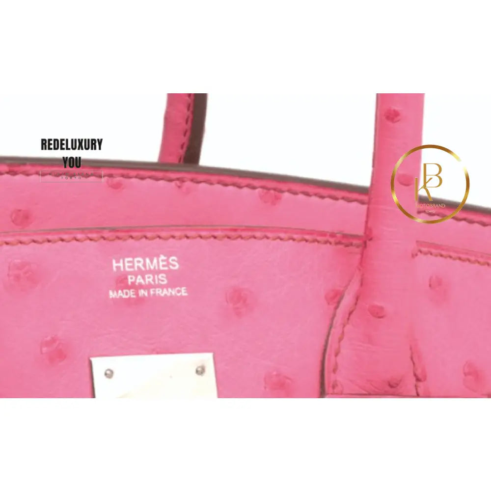 Birkin 30 Fuchsia Ostrich