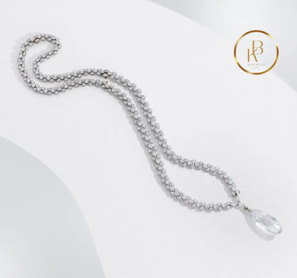 Harry Winston ’Briolette Of India’ Diamond And Necklace Necklace