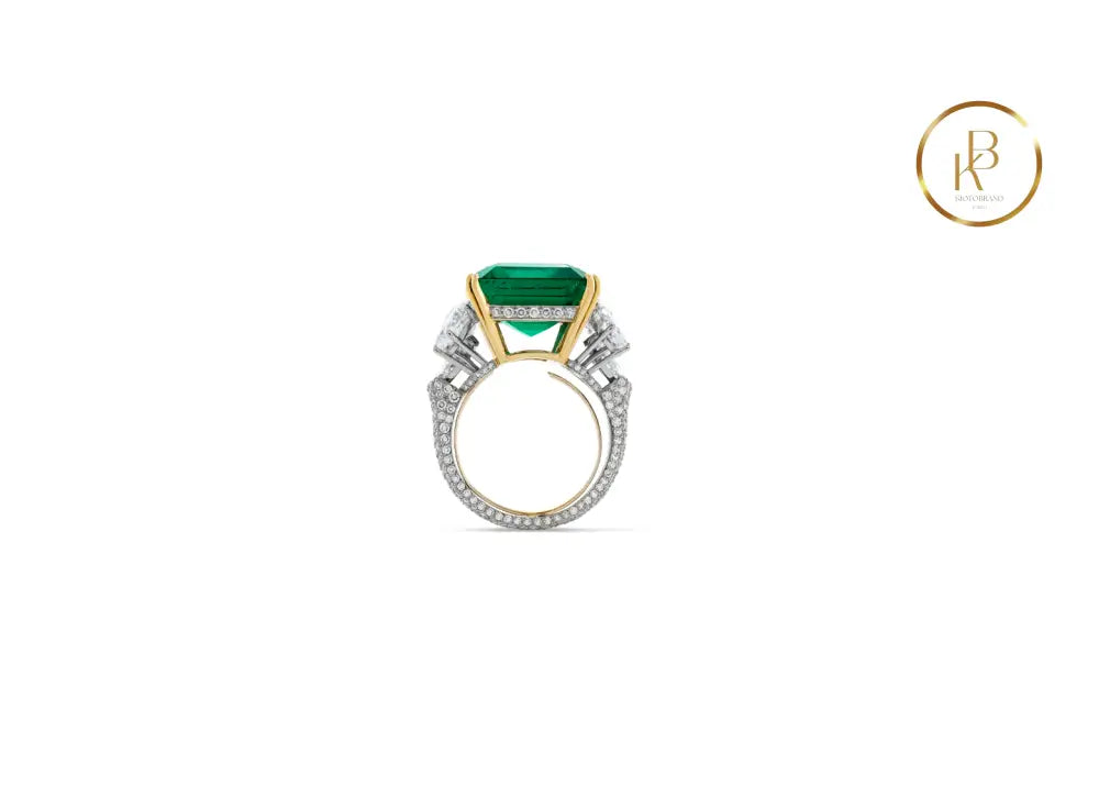 Harry Winston Emerald & Diamond Ring