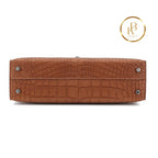 Kelly 20 Ii Gold Matte Alligator Handbags