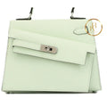 Kelly En Desordre Vert Fizz Epsom Handbags