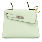 Kelly En Desordre Vert Fizz Epsom Handbags