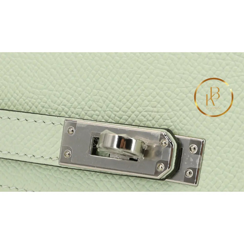 Kelly En Desordre Vert Fizz Epsom Handbags