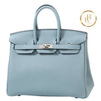 Birkin 25 Blue Lin Togo Handbags