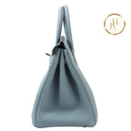 Birkin 25 Blue Lin Togo Handbags