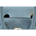 Birkin 25 Blue Lin Togo Handbags