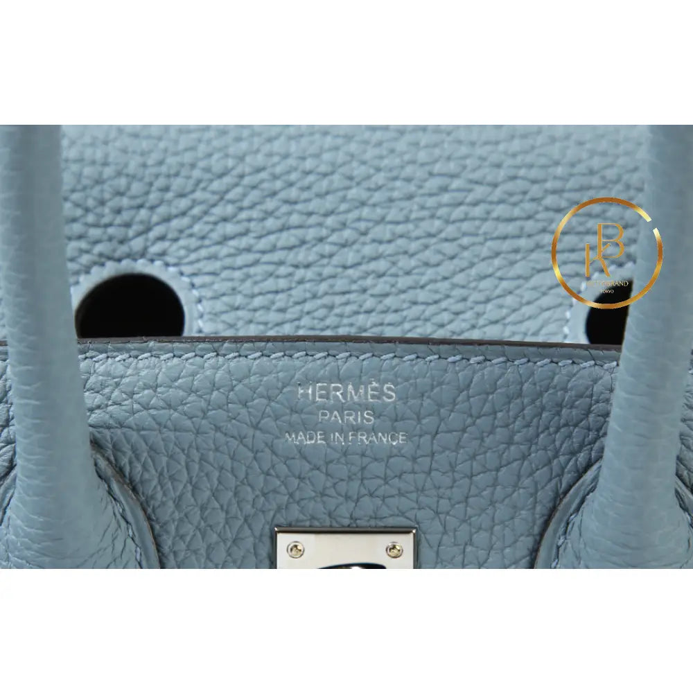 Birkin 25 Blue Lin Togo Handbags