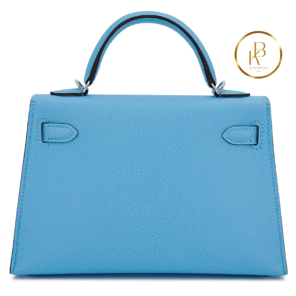 Kelly 20 Ii Mini Celeste Epsom Handbags