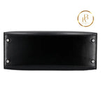 Kelly 28 Sellier Black Box Calfskin Handbags