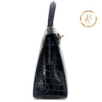 Kelly 25 Sellier Blue Baltique Alligator Handbags