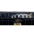 Kelly 25 Sellier Blue Baltique Alligator Handbags
