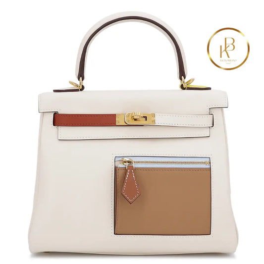 Kelly 25 Colormatic Swift Ghw Limited Edition Handbags