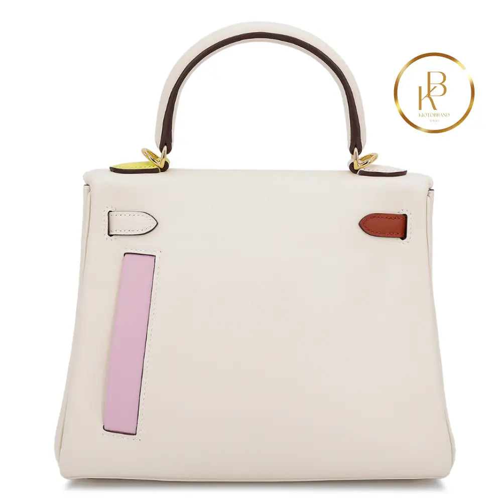 Kelly 25 Colormatic Swift Ghw Limited Edition Handbags