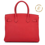Birkin 30 Rouge Tomate Togo Handbags