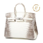 Birkin 25 Himalaya Matte Niloticus Croc Handbags