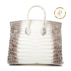 Birkin 25 Himalaya Matte Niloticus Croc Handbags