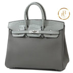 Birkin 25 Touch Gris Meyer & Ciment Togo Handbags