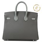 Birkin 25 Touch Gris Meyer & Ciment Togo Handbags