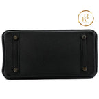 Birkin 25 Touch Black Niloticus Croc Rose Gold Hardware Handbags