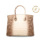 Birkin 30 Matte Himalaya Niloticus Croc 18K White Gold & Diamond Handbags