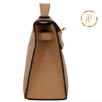 Kelly Pochette Chai Swift Gold Hardware Handbags