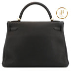 Kelly 32 Black Togo Ghw Handbags