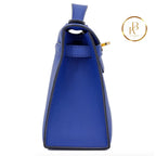 Kelly Pochette Blue Royal Swift Handbags