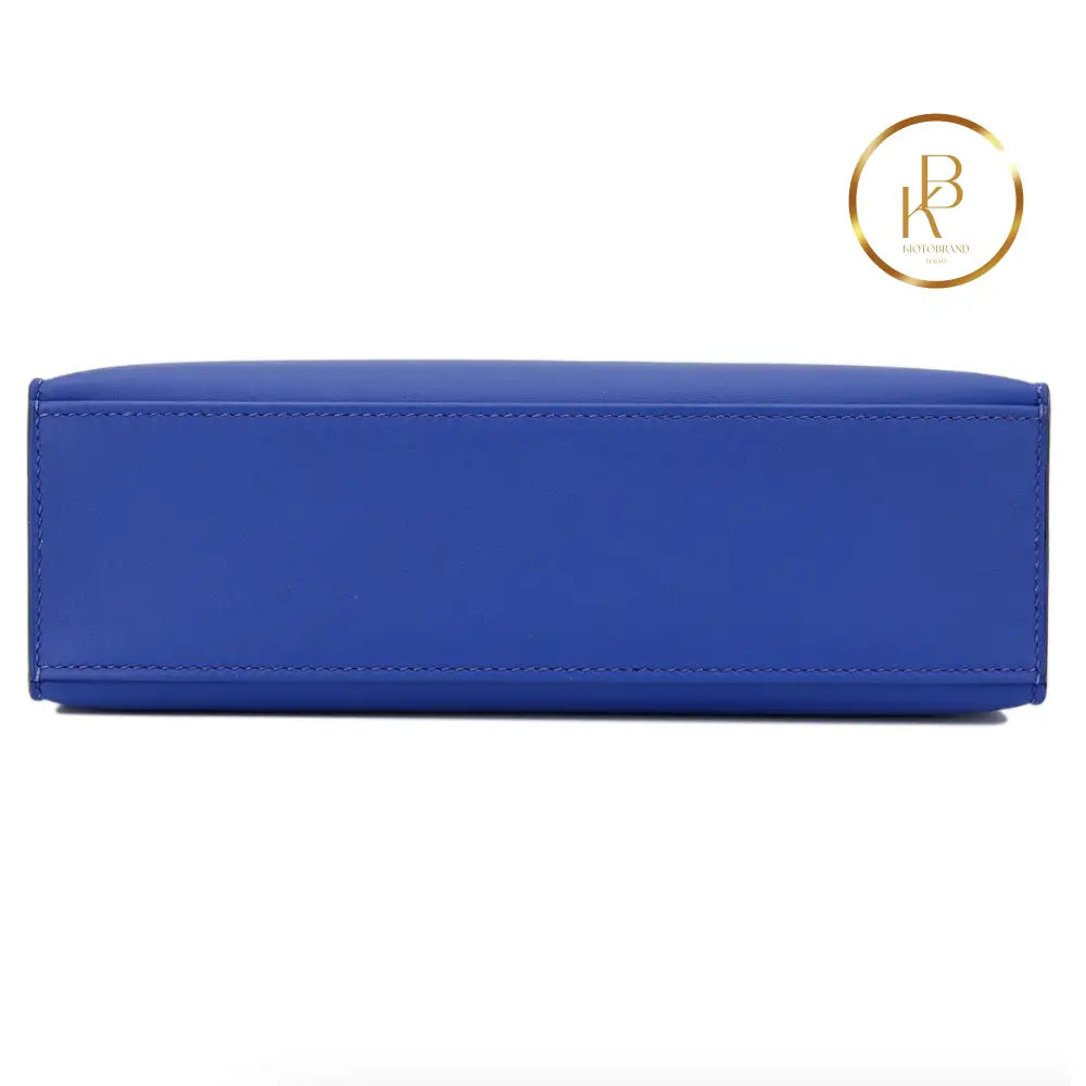 Kelly Pochette Blue Royal Swift Handbags