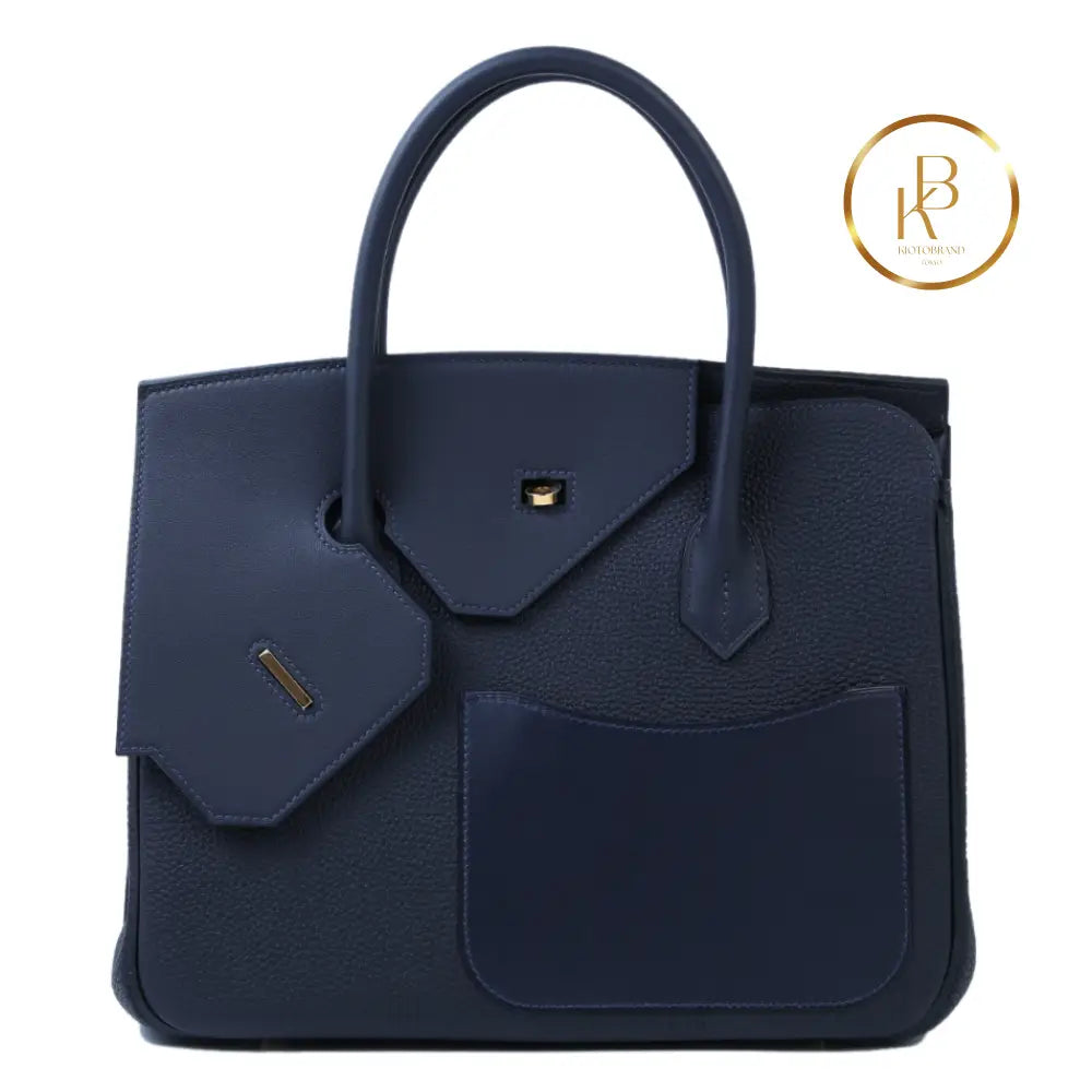 Birkin 30 Limited Edition Caban Blue Indigo Swift & Togo Handbags