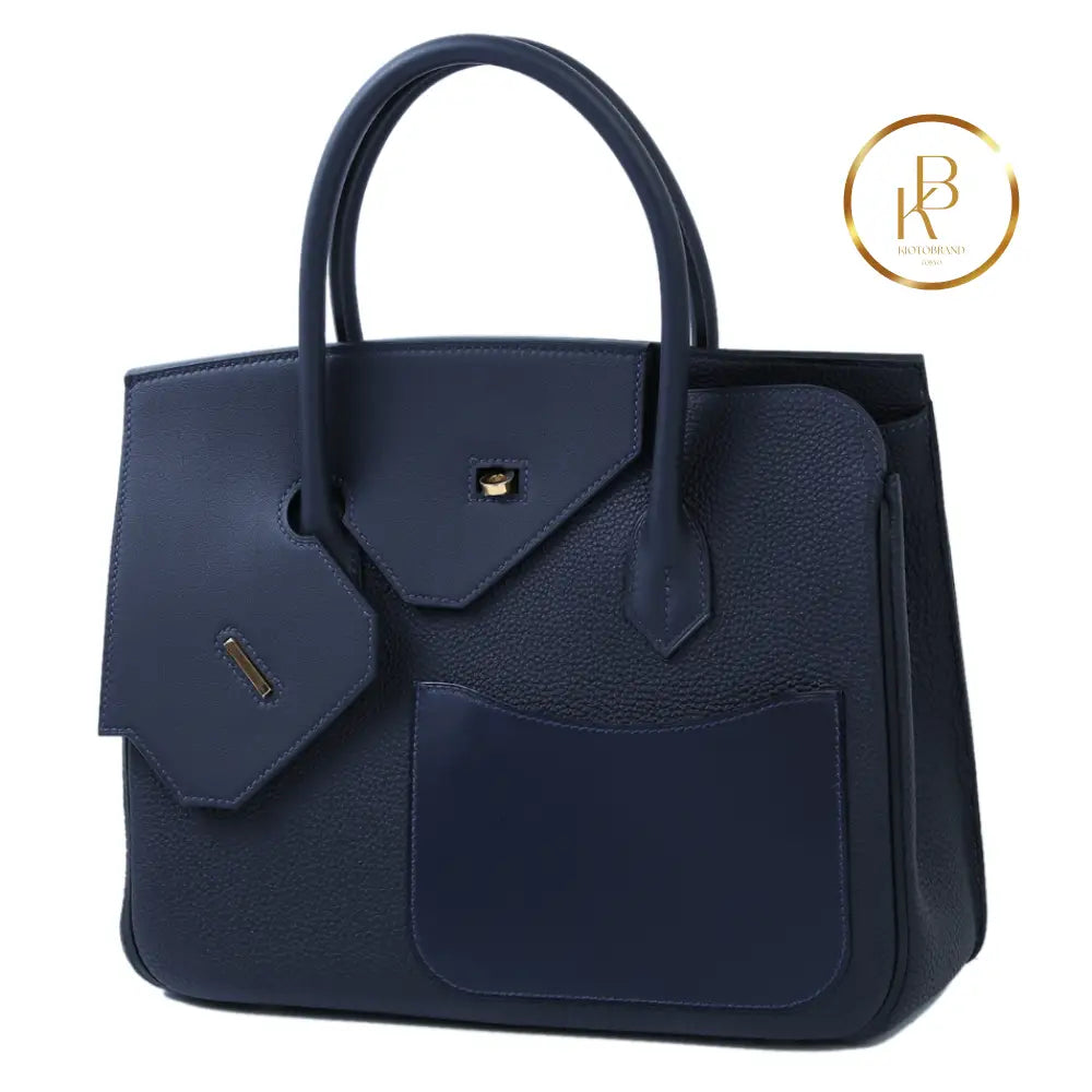 Birkin 30 Limited Edition Caban Blue Indigo Swift & Togo Handbags