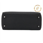 Kelly 25 Touch Black Togo Palladium Handbags