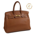 Birkin 35 Gold Togo Handbags