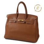 Birkin 35 Gold Togo Handbags